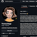 screencapture of Github Profile